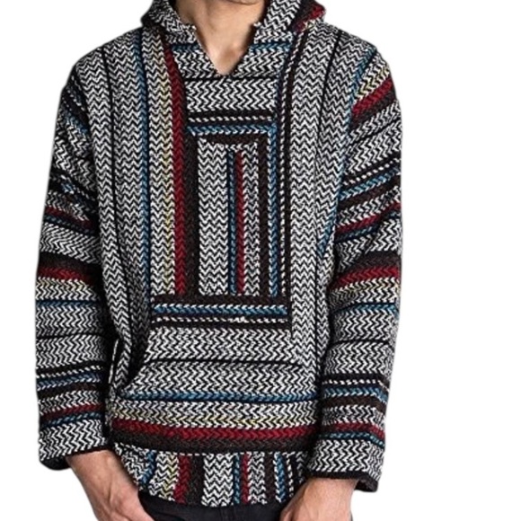 Baja Joe Pullover Mexican Baja Hoodie Size L - Picture 1 of 8